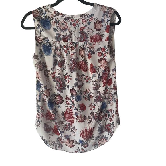 Adrienne Vittadini Women's Size Small Floral Boho Sleeveless Top - Picture 6 of 8